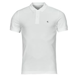 Calvin Klein Jeans Polo Manches Courtes Homme Slim Fit, Blanc (Bright White), XXL