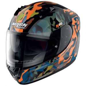 Nolan Casque Intégral N60-6 Foxtrot L Metal Black / Orange