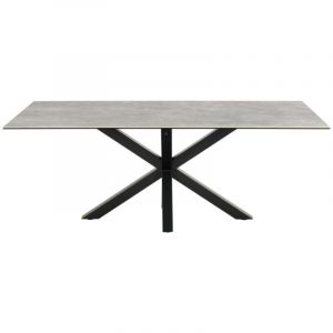 Image de Hellin Table de salle à manger rectangulaire en céramique L200 - neiva