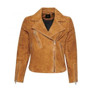 Superdry Veste moto en daim femme