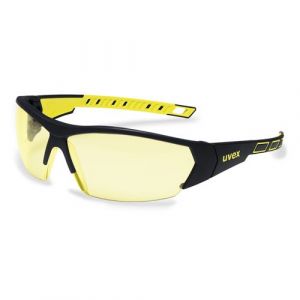 Uvex Lunettes de protection i-Works; Supravision excellence; jaune / noir