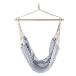 Hamac fauteuil suspendu chaise de jusqu'&agrave; 150 kg lilas