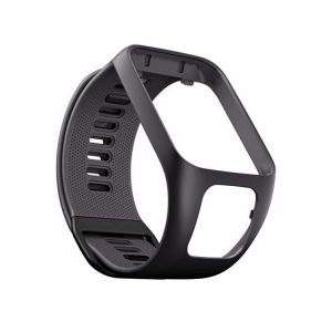 Image de Gris foncé Bracelet de montre en silicone de remplacement pour TomTom Runner 2/3 TomTom Spark 3