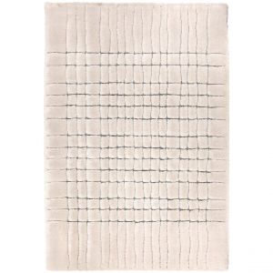 Declikdeco Tapis recyclï¿½ Antonio Neige 200 x 290 x 2