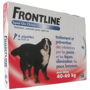 Frontline Spot On Chien 40-60 kg - Soin antiparasitaire