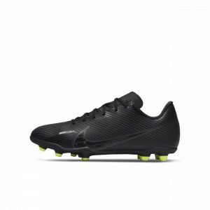 Nike Chaussure de football &agrave; crampons multi-surfaces Jr. Mercurial Vapor 15 Club FG/MG pour Jeune enfant/Enfant plus &acirc;g&eacute; - Noir - Taille 35.5 - Unisex