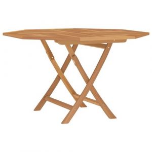 Image de VidaXL Table pliable de jardin 120x120x75 cm bois massif de teck