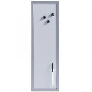 Zeller 11535 Tableau magnétique/Tableau à écrire MDF Gris 59 x 18,5 x 1,5 cm
