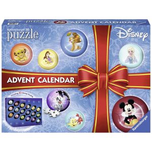 Ravensburger Calendrier de l'Avent Disney Princess - Puzzle 3D 27 pièces