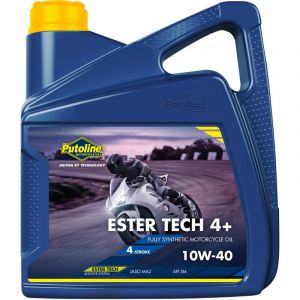 Huile moteur 4t putoline ester tech 4+ 10w40 100% synt se (4l)