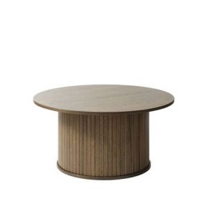 DRAWER Alicia - Table basse ronde en bois ø90cm