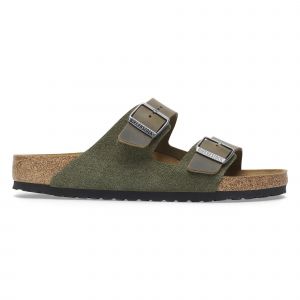 Birkenstock Arizona Leather Mix Kaki/marron