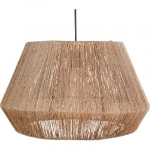 Beliani Lampe Suspendue En Jute Naturel Birau
