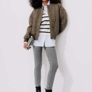 PROMOD Collants Leggings d'hiver - Couleur EU XS - Taille Gris