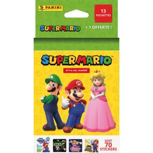 Panini Carte à collectionner Super Mario 2 Blister 13+1 pochettes