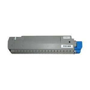 Oki 44643004 - Noir - Toner Compatible Oki C801/C821