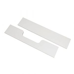 Trendteam smart living C&ocirc;t&eacute;s de lit pour convertir en Berceau, Bois MDF, Blanc, 140 x 27 x 2 cm