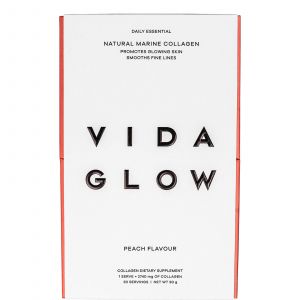 Vida Glow Daily Essential Natural Marine Collagen Sachets 30 x 3g Peach