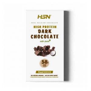 HSN Tableta Chocolate Negro Hiperproteico con Stevia Sin Az&uacute;car 100g