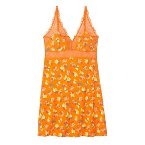 Nuisette imprim&eacute; orange Noum&eacute;a