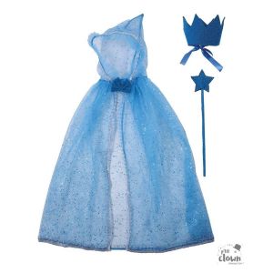 Ruedelafete Set D&eacute;guisement enfant Princesse bleue