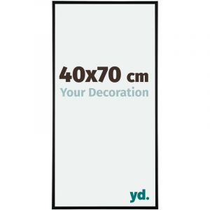 Yd. - Cadre photo 40x70 - Noir Mat - Aluminium - Aurora