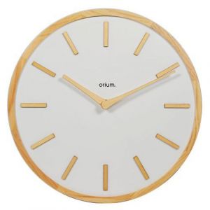 Orium Horloge analogique Elegance Ø30cm - bois