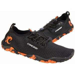 Cressi Molokai Shoes Chaussures de sport polyvalentes Unisex-Adult, Noir/Orange, 37