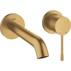 Grohe Essence Mitigeur de lavabo monocommande, 2 trous, Taille M, Cool Sunrise Brossé (19408GN1)