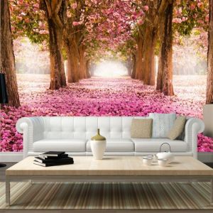 Artgeist Papier peint - Pink grove 350x245