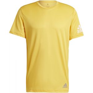 Adidas T-shirt RUN IT TEE M Jaune - Taille S,M,L,XL