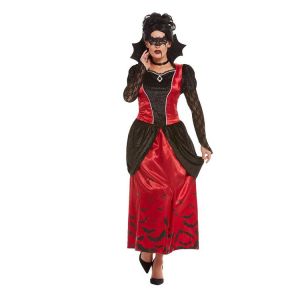 Smiffy's 51051XS Costume de vampiresse gothique pour femme Noir Taille XS 04-06