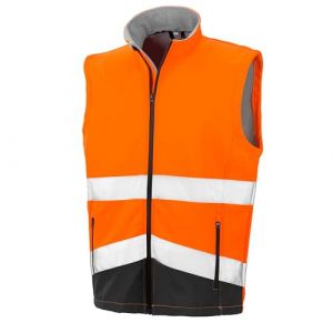 Result Gilet sans Manches Haute visibilité Softshell Res