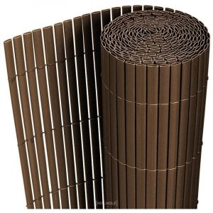 Clôture brise vue brise vent PVC 150 x 300 cm brun
