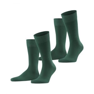 Falke Happy 2-Pack Hommes Chaussettes Vert 39-42