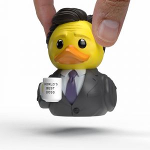 Numskull Games TUBBZ Mini: The Office - Michael Scott Figurine en Vinyle De Mini Canard en Cosplay
