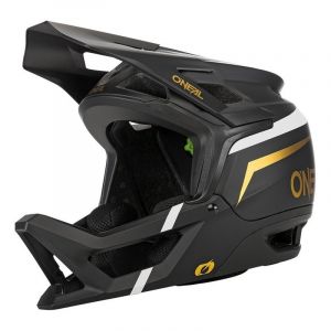 O'neal Casque integral transition flash noir blanc or s 55 56 cm