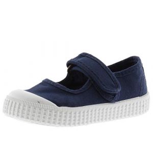 Victoria Baskets Pour Enfants 1915 Mercedes Toile Teint&eacute;e EU 31 bleu marine