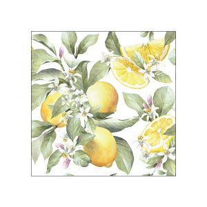 Ambiente Europe - Serviette de table 33cm citron (lot de 20)