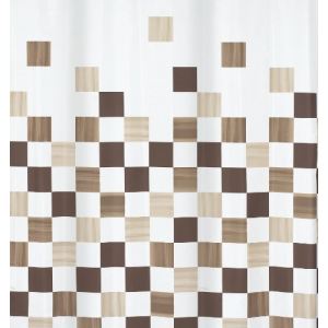 Image de Spirella Rideau de douche Textile Part (180 x 200 cm)