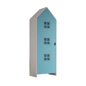 DRAWER Armoire enfant en bois bleu