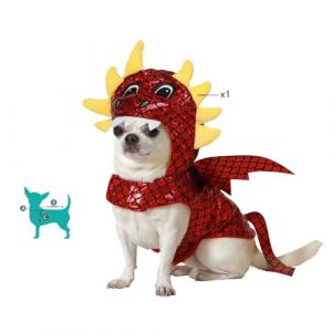 Atosa Déguisement de Dragon pour Chien