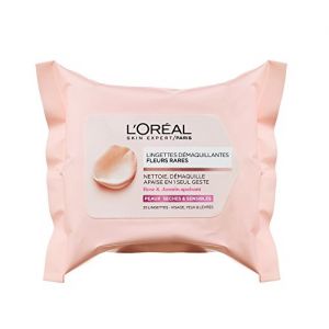 L'Oréal Fleurs Rares Lingettes Démaquillantes Peaux Sèches et Sensibles