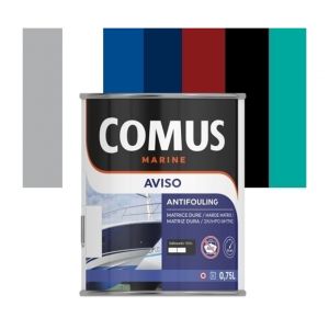 Comus AVISO NB VERT LAGON 2,5 L - Peinture antifouling &agrave; matrice dure pour bateaux rapides MARINE