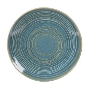 Table passion Assiette Plate Moon Lagon 27 Cm (Lot De 6)