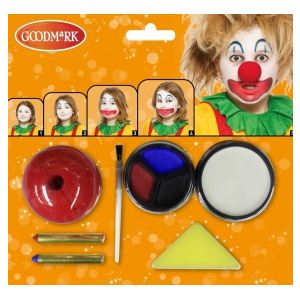 Image de Kit maquillage clown halloween