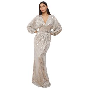 La Modeuse Robe Robes pour femme - Beige -