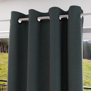 Soleil d'Ocre Rideau &agrave; Oeillets Isolant et 100% Occultant 135x300 cm Eclipse Kaki