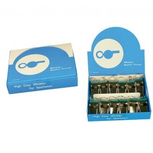 Boite de 12 sifflets acier Sporti