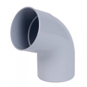 Nicoll CT6GT - Coude m&acirc;le femelle 67&deg;30 gris pour descente Diam.100